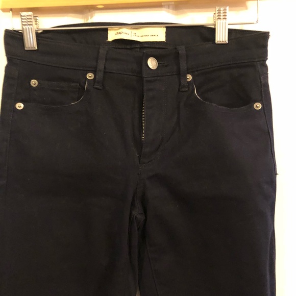 Gap 1969 TRUE skinny pant (navy) - Picture 3 of 5